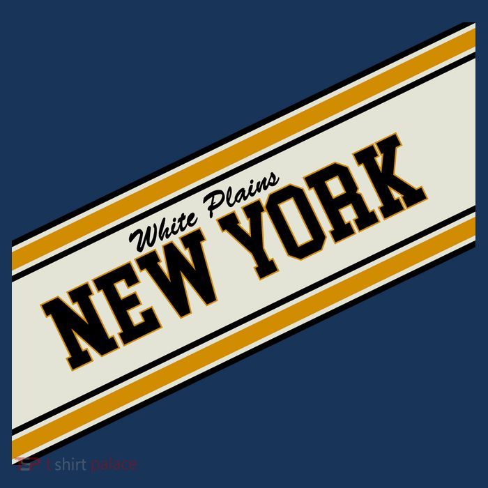 White Plains New York Varsity Logo 16 in Basic Backpack