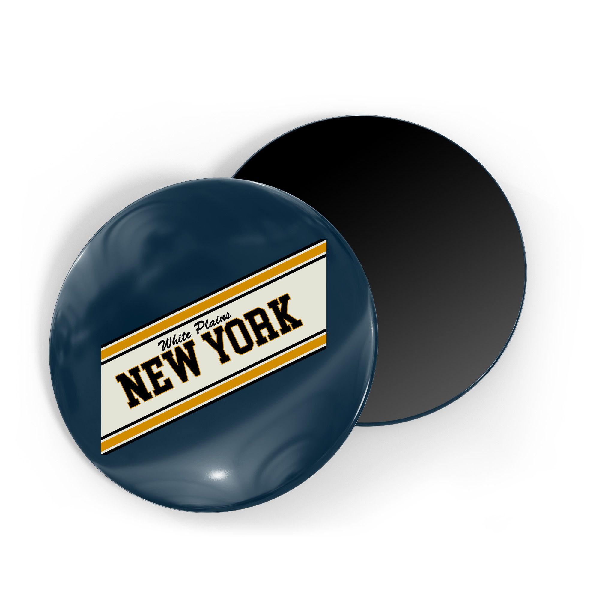 White Plains New York Varsity Logo Magnet