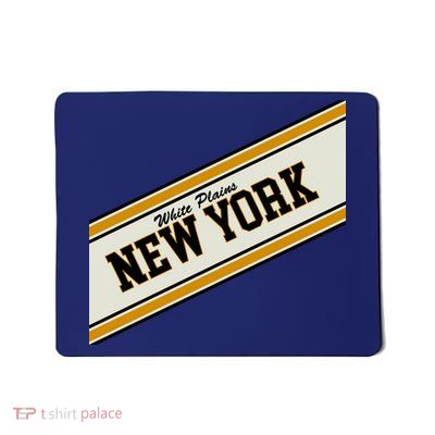 White Plains New York Varsity Logo Mousepad