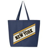 White Plains New York Varsity Logo 25L Jumbo Tote