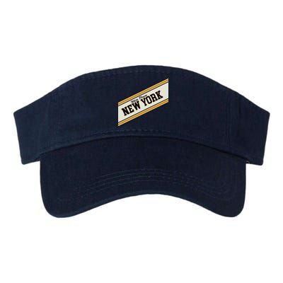 White Plains New York Varsity Logo Visor