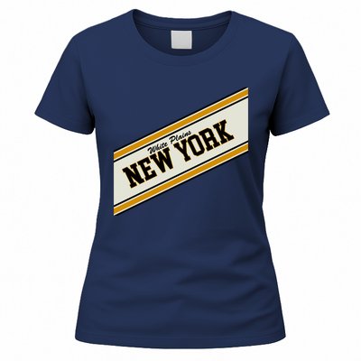 White Plains New York Varsity Logo Women's T-Shirt