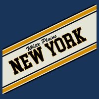 White Plains New York Varsity Logo Full Zip Hoodie