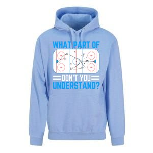 What Part Of Hockey DonT You Understand Funny Hockey Gift Unisex Surf Hoodie