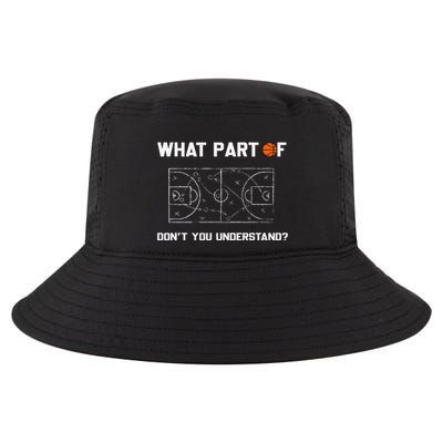 What Part Of DonT You Understand Funny Basketball Coach Cool Comfort Performance Bucket Hat