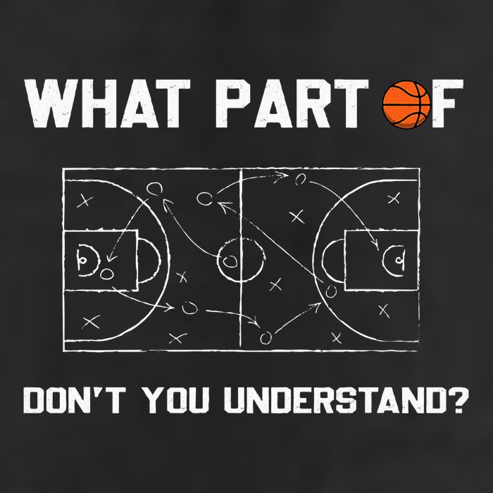 What Part Of DonT You Understand Funny Basketball Coach Garment-Dyed Fleece Hoodie