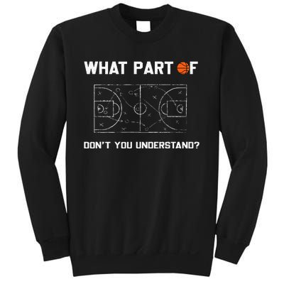 What Part Of DonT You Understand Funny Basketball Coach Sweatshirt