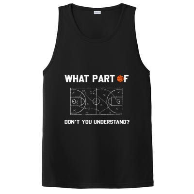 What Part Of DonT You Understand Funny Basketball Coach PosiCharge Competitor Tank