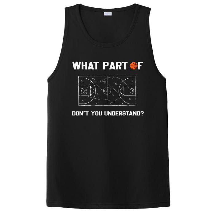 What Part Of DonT You Understand Funny Basketball Coach PosiCharge Competitor Tank