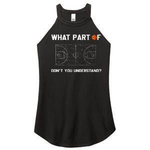 What Part Of DonT You Understand Funny Basketball Coach Women's Perfect Tri Rocker Tank