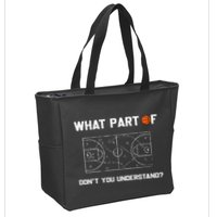 What Part Of DonT You Understand Funny Basketball Coach Zip Tote Bag