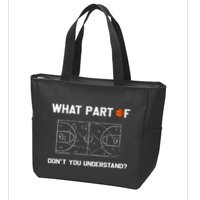 What Part Of DonT You Understand Funny Basketball Coach Zip Tote Bag