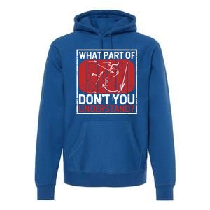 What Part Of Hockey DonT You Understand Ice Winter Sports Cute Gift Premium Hoodie