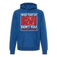 What Part Of Hockey DonT You Understand Ice Winter Sports Cute Gift Premium Hoodie