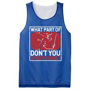 What Part Of Hockey DonT You Understand Ice Winter Sports Cute Gift Mesh Reversible Basketball Jersey Tank