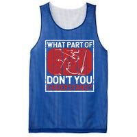 What Part Of Hockey DonT You Understand Ice Winter Sports Cute Gift Mesh Reversible Basketball Jersey Tank