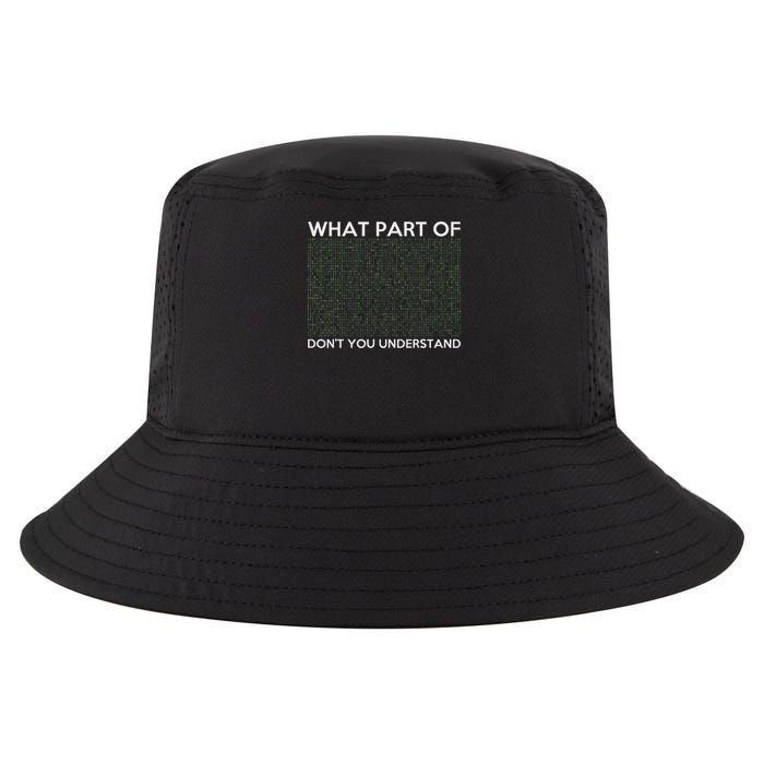 What Part Of Don't You Understand For Ai & Ml Lovers Cool Comfort Performance Bucket Hat