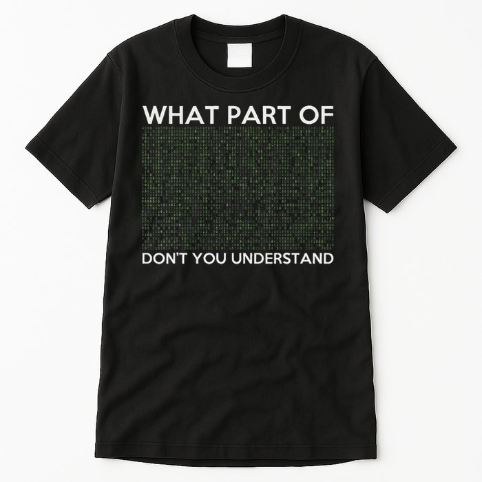 What Part Of Don't You Understand For Ai & Ml Lovers Tall T-Shirt