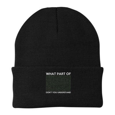 What Part Of Don't You Understand For Ai & Ml Lovers Knit Cap Winter Beanie
