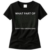What Part Of Don't You Understand For Ai & Ml Lovers Women's T-Shirt