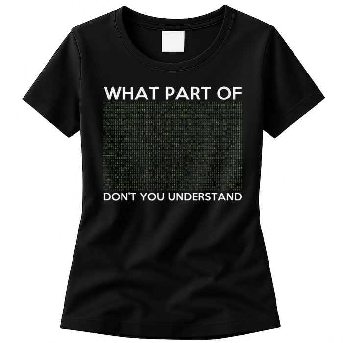 What Part Of Don't You Understand For Ai & Ml Lovers Women's T-Shirt