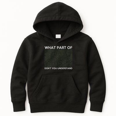 What Part Of Don't You Understand For Ai & Ml Lovers Kids Hoodie