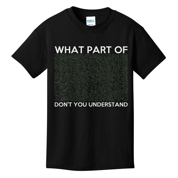 What Part Of Don't You Understand For Ai & Ml Lovers Kids T-Shirt