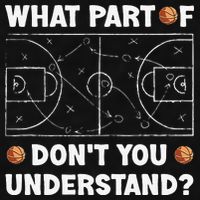 What Part Of Don't You Understand Funny Basketball Coach Say Ladies PosiCharge Tri-Blend Wicking Tank