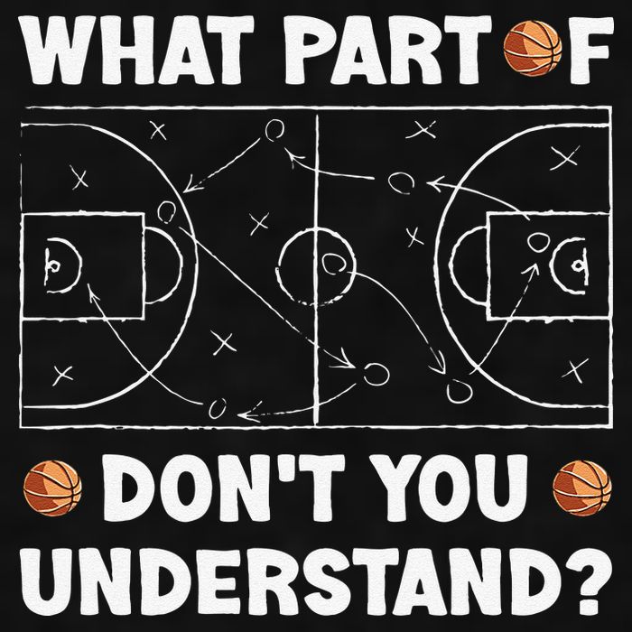 What Part Of Don't You Understand Funny Basketball Coach Say Ladies PosiCharge Tri-Blend Wicking Tank