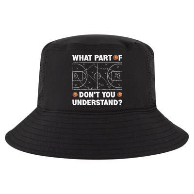 What Part Of Don't You Understand Funny Basketball Coach Say Cool Comfort Performance Bucket Hat