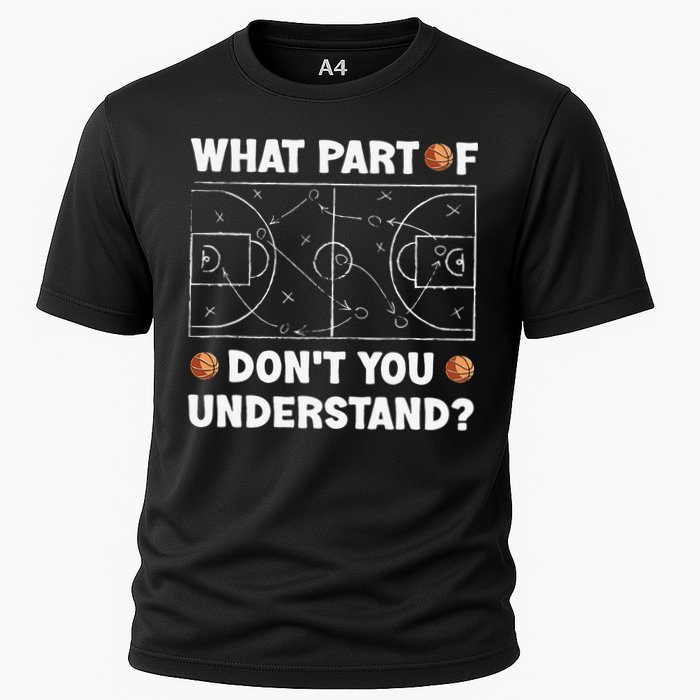 What Part Of Don't You Understand Funny Basketball Coach Say Performance Shirt