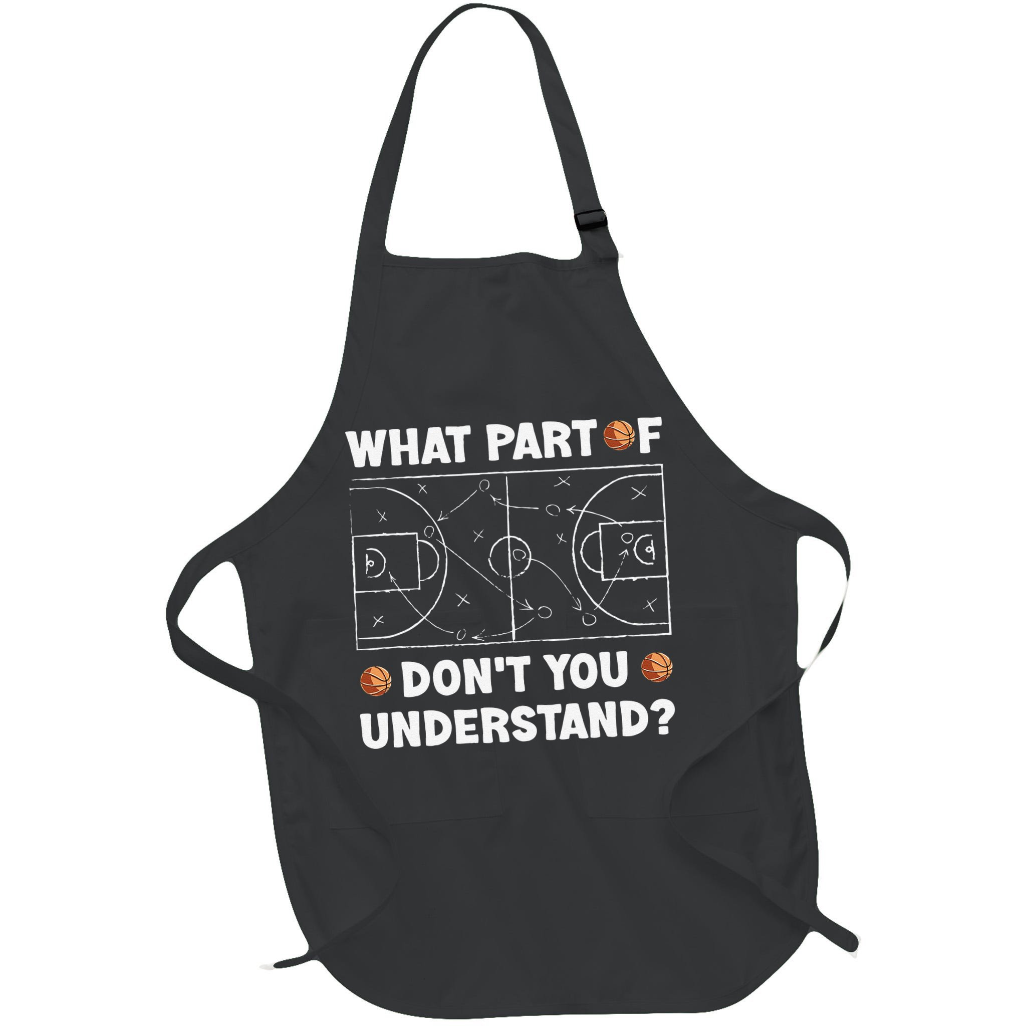 What Part Of Don't You Understand Funny Basketball Coach Say Apron