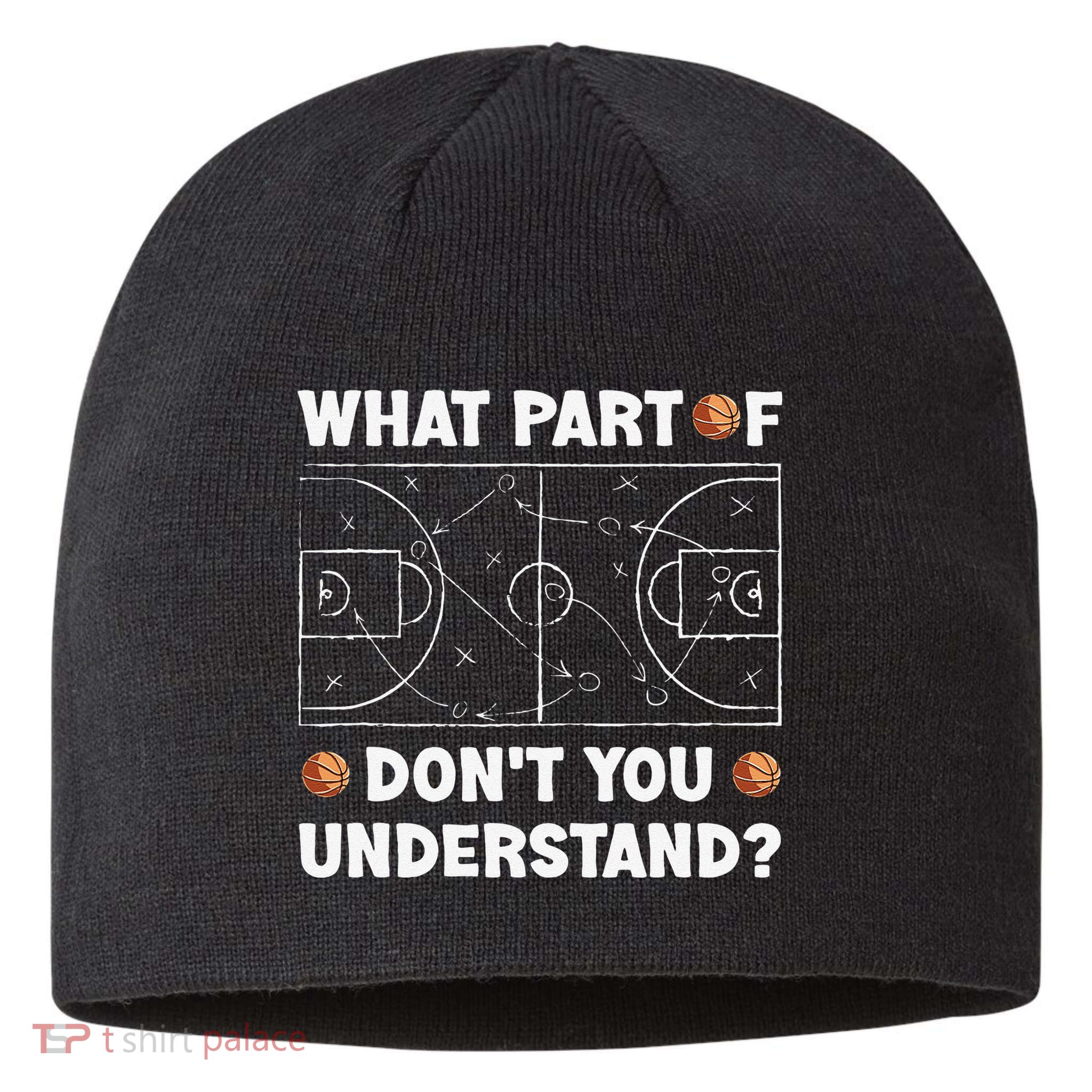 What Part Of Don't You Understand Funny Basketball Coach Say Sustainable Beanie