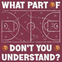 What Part Of Don't You Understand Funny Basketball Coach Say 16oz Travel Tumbler