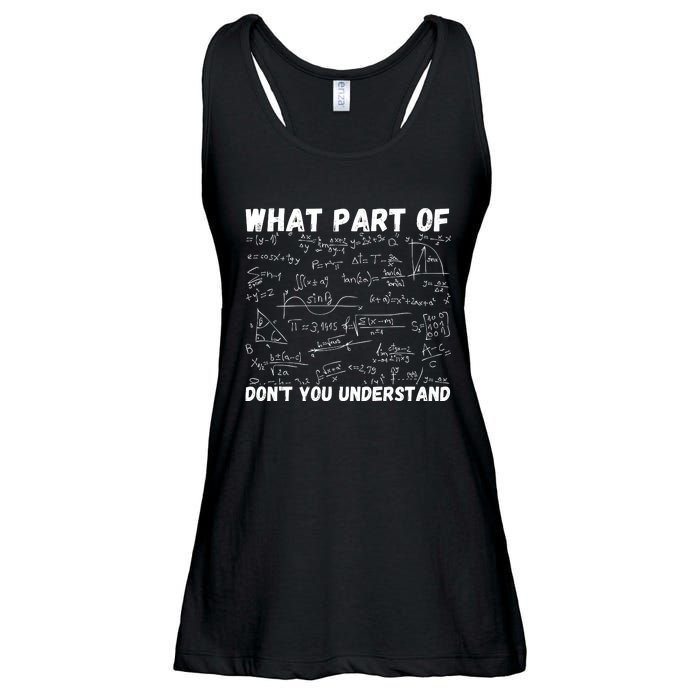 What Part Of, Don't You Understand, Funny Math Teacher Ladies Essential Flowy Tank