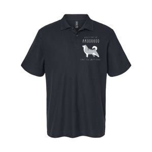 Which Part Of Arooo Dont You Understand For Husky Lovers Softstyle Adult Sport Polo