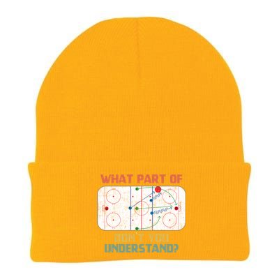 What Part Of Ice Hockey DonT You Understand Hockey Fans Gift Knit Cap Winter Beanie