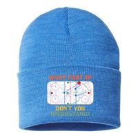 What Part Of Ice Hockey DonT You Understand Hockey Fans Gift Sustainable Knit Beanie