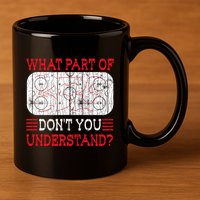 What Part Of Ice Hockey Funny Player Coach Sports Graphic Gift 11oz C Handle Ceramic Mug