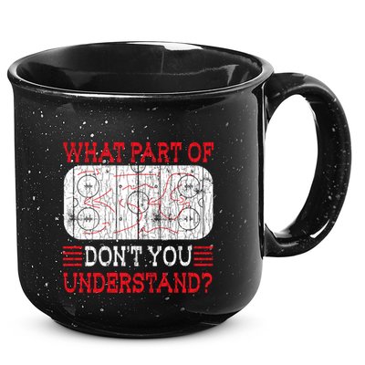 What Part Of Ice Hockey Funny Player Coach Sports Graphic Gift 15oz Campfire Ceramic Mug
