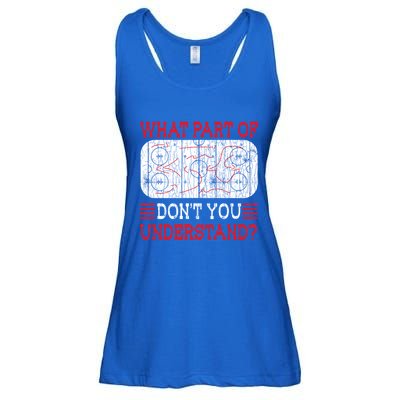 What Part Of Ice Hockey Funny Player Coach Sports Graphic Gift Ladies Essential Flowy Tank