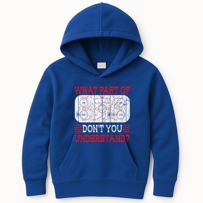 What Part Of Ice Hockey Funny Player Coach Sports Graphic Gift Kids Hoodie