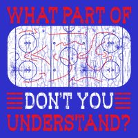 What Part Of Ice Hockey Funny Player Coach Sports Graphic Gift Zip Tote Bag