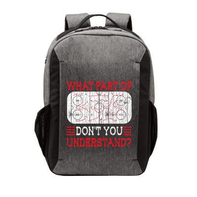 What Part Of Ice Hockey Funny Player Coach Sports Graphic Gift Vector Backpack