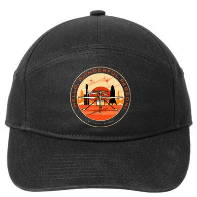 Wonderful Person On Mars 7-Panel Snapback Hat