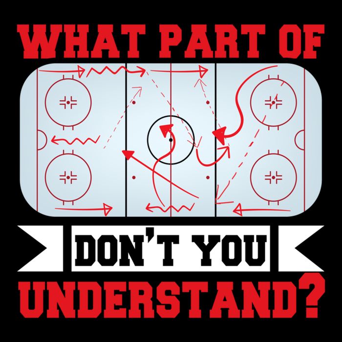 What Part Of This DonT You Understand? Funny Ice Hockey Gift Flat Bill Trucker Hat