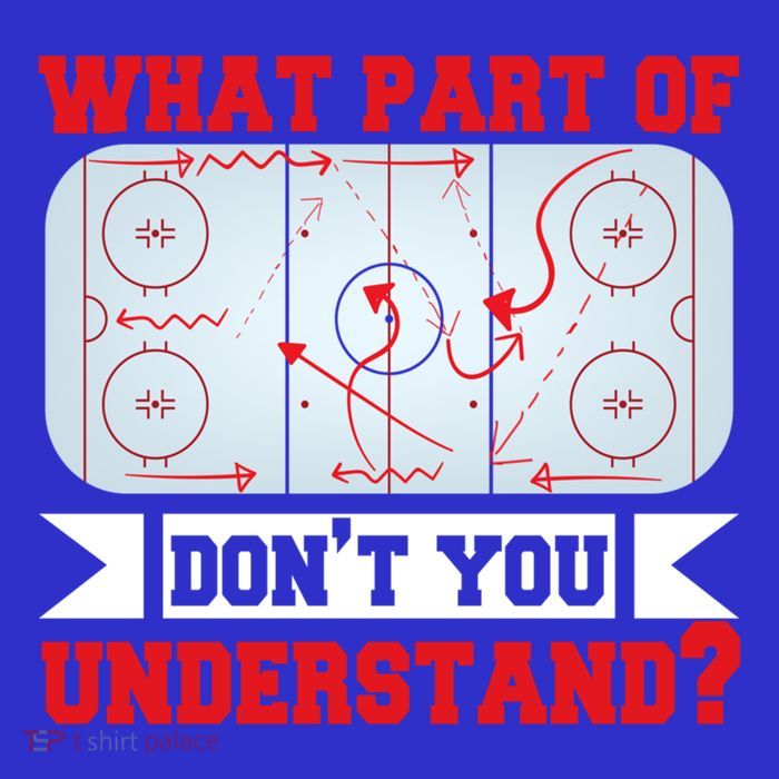What Part Of This DonT You Understand? Funny Ice Hockey Gift Poster