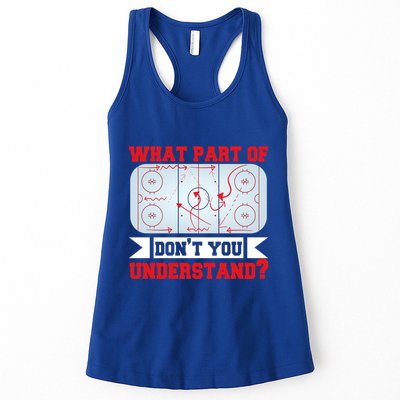 What Part Of This DonT You Understand? Funny Ice Hockey Gift Womens Tank Top