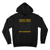 What Part Of DonT You Understand Funny Electrician Hoodie