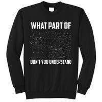 What Part Of Dont You Understand Funny Math Teacher Gift Sweatshirt